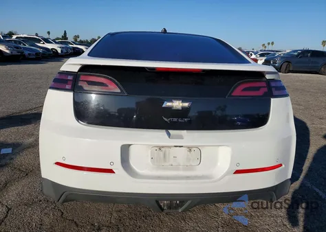 2012 Chevrolet Volt из США, поврежденный, VIN 1G1RH6E44CU123675